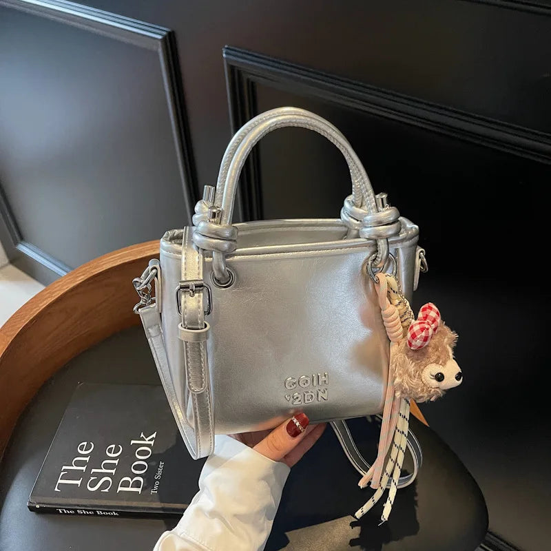 2025 Unique Women's Handbag Designer Shoulder Purse Minimalist Bucket & Square Bag Versatile Crossbody for Work