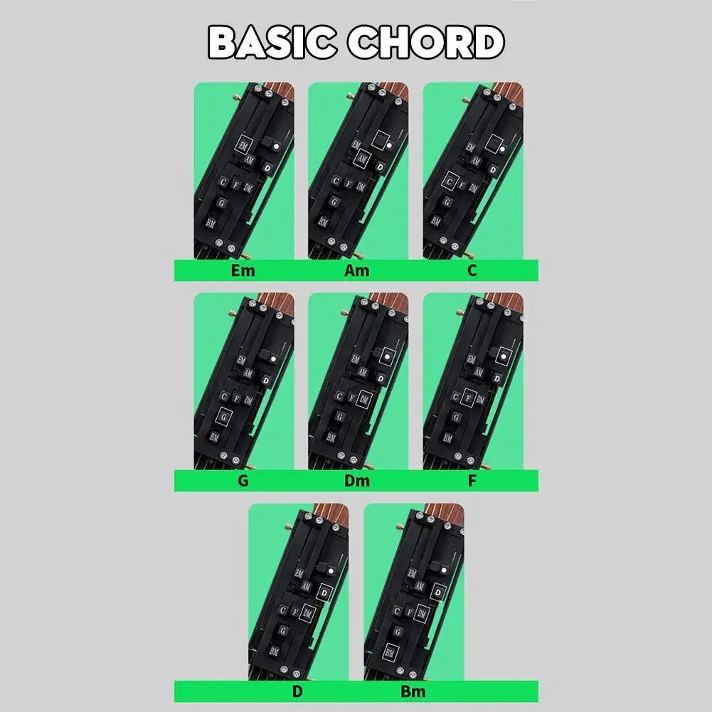 Guitar Auxiliary Artifact Folk Guitar Playing And Singing Chord Practice Automatic Transmission One Key Chord Player