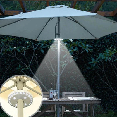 1PC Led Super Bright Patio LED Umbrella Light Outdoor Portable Camping Tent Light Lamp With Hook Garden Lantern Dropshipping