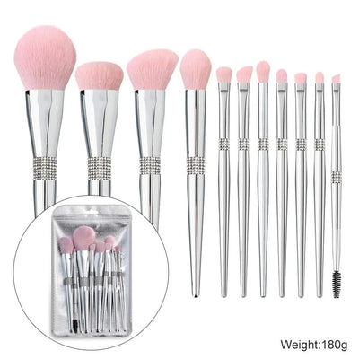 Makeup Brushes Set Private Label Pink Synthetic Hair Foundation Powder Contour Eyeshadow Make up Brushes