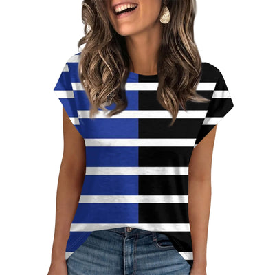 Womens Summer Tops Going Out Workout Outfits Spring Short-sleeved T Shirts Business Casual Dressy Fashion Trendy Clothes 2025