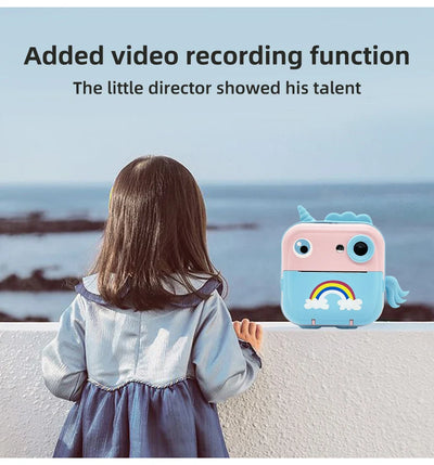 Digital Children Camera For Photography Instant Print Photo Kids Camera Mini Thermal Printer Video Educational Toys Gift