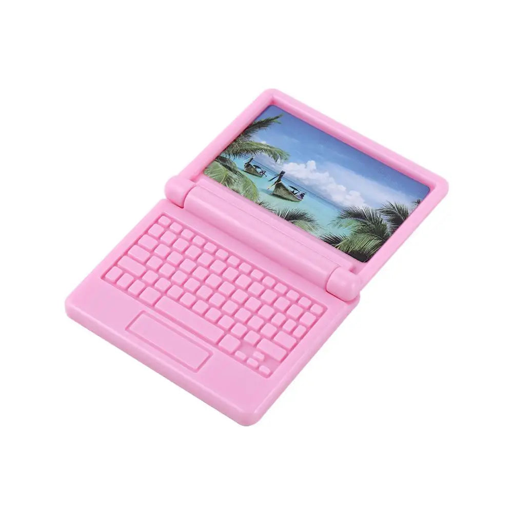 Decor DIY Accessories Doll House Decoration Crafts Dollhouse Miniature Dollhouse Furniture Simulation Laptop Dollhouse Computer