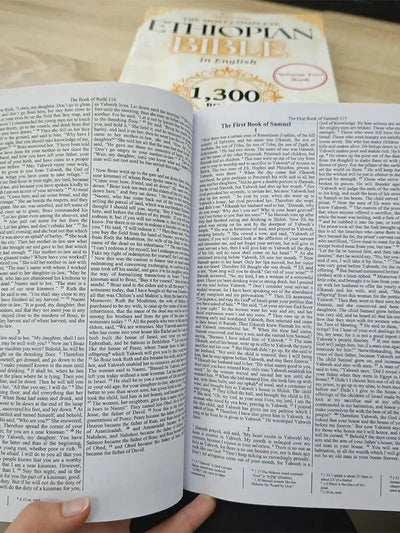 THE MOST COMPLETE ETHIOPIAN BIBLE In English, Containing 1,300 Books with 88 New Additions and Missing Apocrypha, Book of Enoch