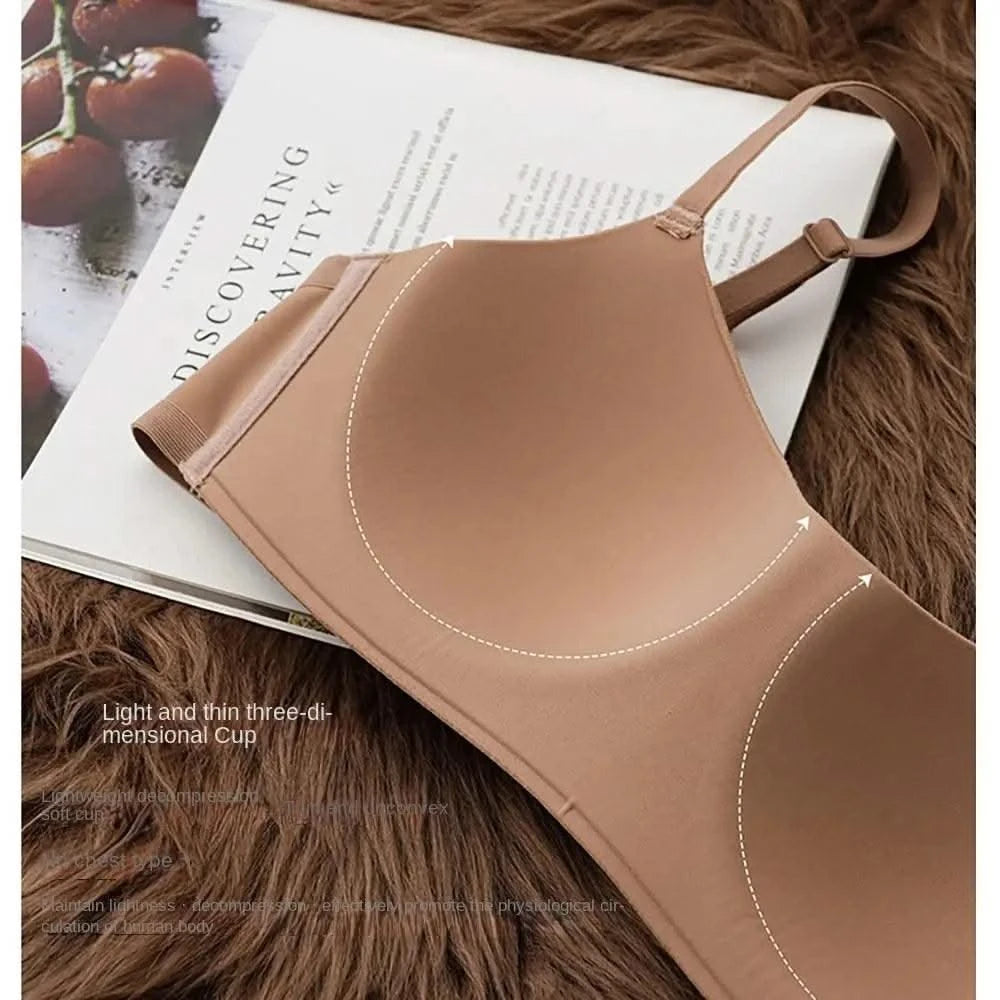 Wireless One-piece Underwear for Women Anti-sagging Comfort Push Up Bras for Women Seamless Back Smoothing Bras for Women Women