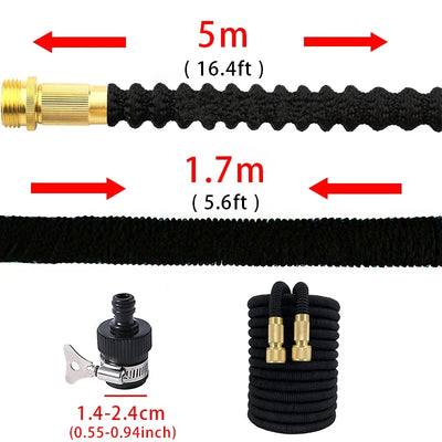Garden Water Hose Reel Expandable Watering Hose High Pressure Flexible Car Wash Watering Garden Irrigation Magic Hose Pipe