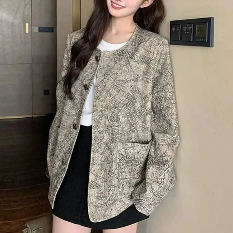 Women's Jackets High Quality Long Sleeve Female Coat Spring Autumn New Products Luxury Sale Cheap Lined Korean Style Casual