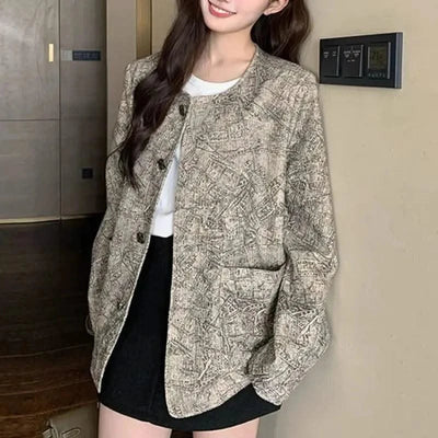 Women's Jackets High Quality Long Sleeve Female Coat Spring Autumn New Products Luxury Sale Cheap Lined Korean Style Casual