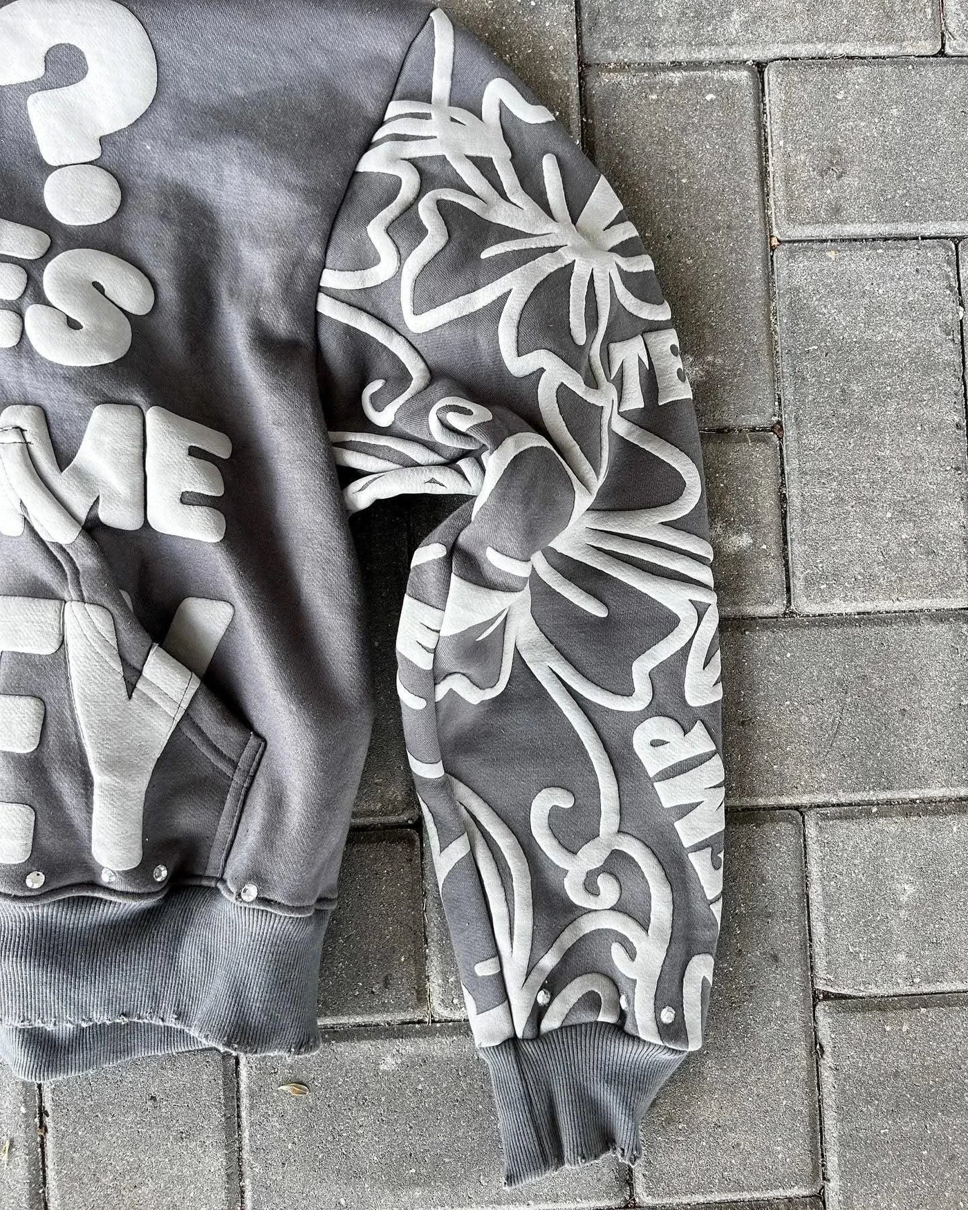New Zipper Hooded sweatshirt  American Hip Hop Trend Fashion Alphabet Design Retro Hooded Long Sleeve Men Women Street Wear