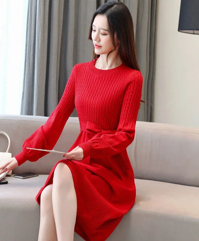 Crochet Dresses for Women Trendy Chic and Elegant Pretty New In Woman Knitted Dress Autumn Winter High Quality Luxury Aesthetic
