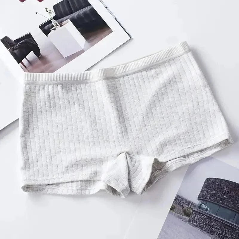 Women Boxers Underwear Boyshort Cotton Ladies Safety Pants Female Seamless Underpants Solid Cozy Boyshorts sexy lingerie 2025
