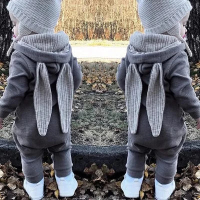 Cute Rabbit Ears Hooded Baby Rompers/Jumpsuit  Costume |Infant Baby Outfits Boys Girls  Newborn Clothing