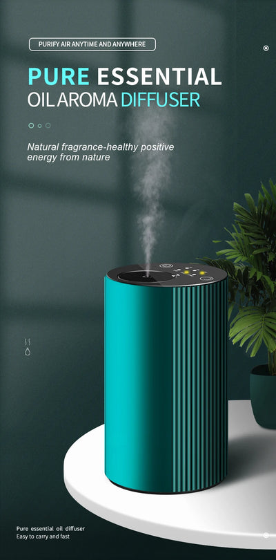 Flavoring For Car Diffuser Essential Oil Diffuser Auto Electric Aromatic Oasis Scent Machine Timing Function Home Air Freshener