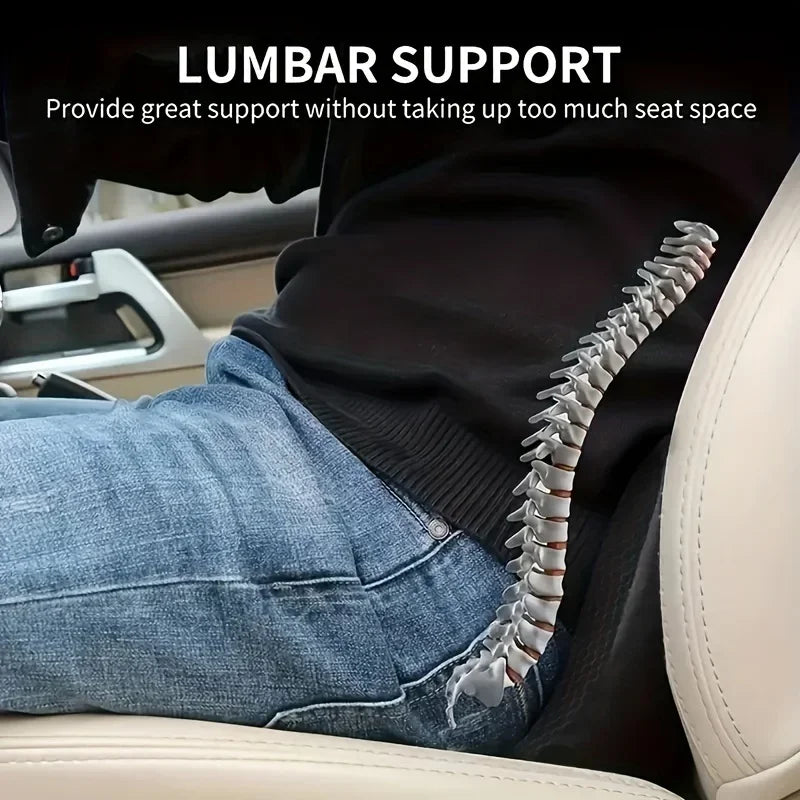 Car Seat Cushion, 2 in 1 Memory Foam Seat Pad for Sciatica and Lower Back Pain Relief, Seat Cushion for Car Seat Driver