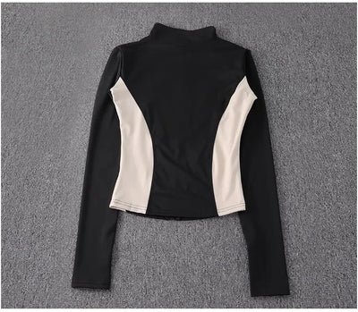 2024 long-sleeved sports sweater gym tops fitness sports jacket new women yoga jackets