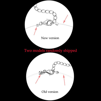 5mm 6.5mm 8mm Moissanite Pendant 925 Silver Solitaire Necklace for Women Invisible Fish Line Chain Jewelry Valentine's Gift 2025