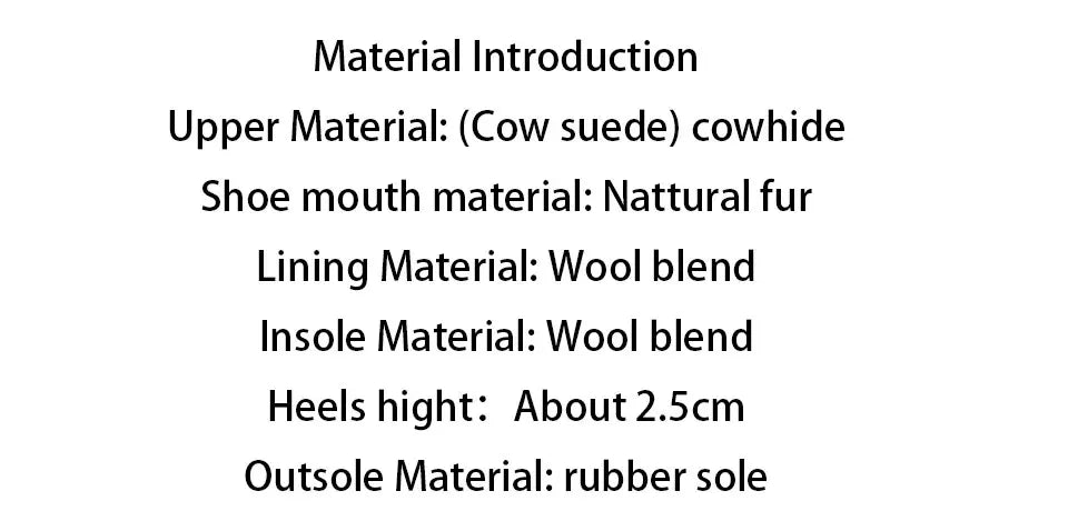 Fur Ankle Boots Women's Cow Suede Loafers High Quality 2025 Winter Flat Shoes Fur Integrated Warm Snow Boots