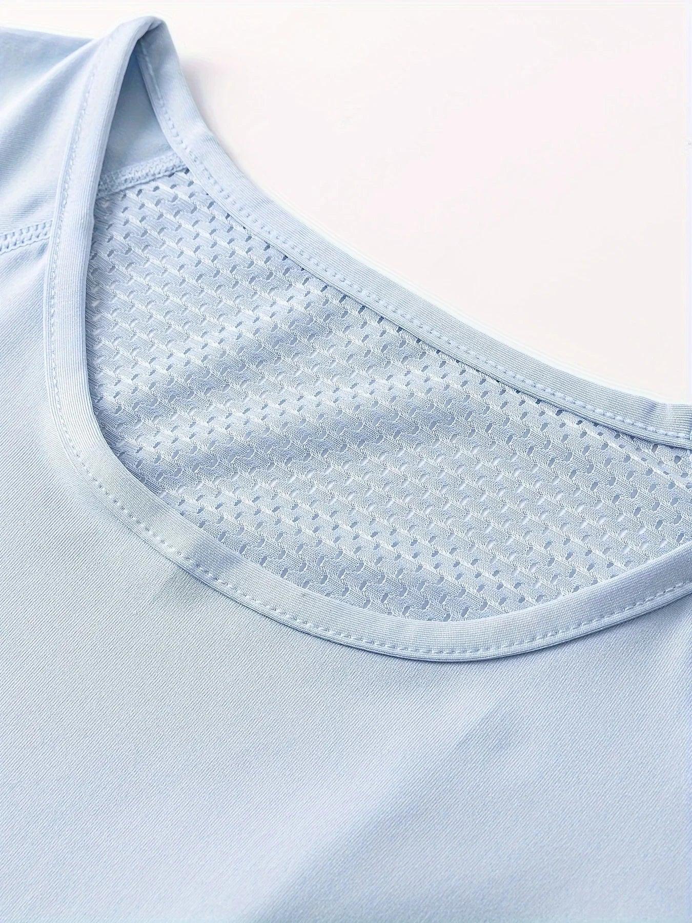 2025 Sports T-shirt women summer breathable sexy beauty back fitness wear quick dry running training short sleeve yoga top