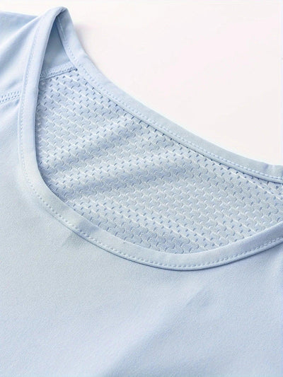 2025 Sports T-shirt women summer breathable sexy beauty back fitness wear quick dry running training short sleeve yoga top
