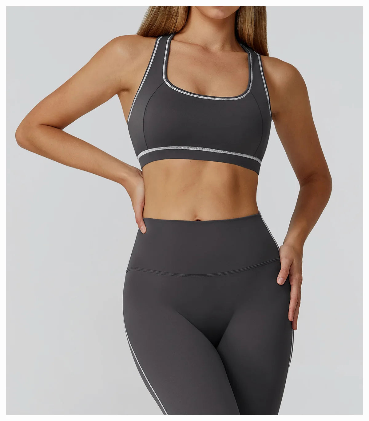 Yoga Bra Women Breathable Sports Bra Anti-Sweat Fitness Shockproof Crop Top Push Up Gym High Strength Workout Underwear