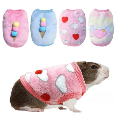 Rabbit Soft Fleece Guinea Pig Cosy Vest | Bunny Costume for Ferret Chihuahua Rabbit |Pet Clothes &Accessories