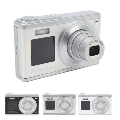 Digital Camera 2.88in IPS Screen Anti Shake 10X Optical Zoom 1000mAh Auto Focus Vlogging Camera Built in Fill Light