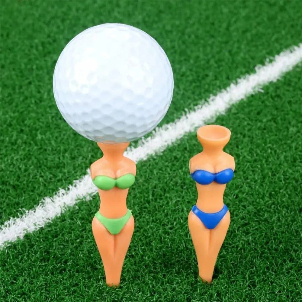 5 Pcs/Lot Women Ball Holder Lady Model Bikini Outdoor Golf Tees Golf Training Golf  Accessories Clubs Tee
