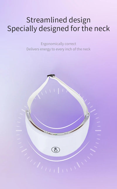 Neck LED Mask Photon Anti-Wrinkle Skin Tightening Neck Beauty Device Skin Care Brighten Rejuvenation Neck Wrinkle Remover