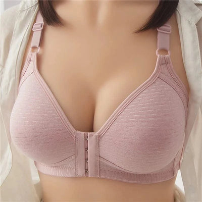 Front Buckle Thin Sexy Lingeries Women Bras Plus Size Breathable Vest Front Fastener  Women's Underwear New