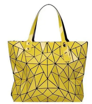 Fashion Luxury bag Women Top-Handle Bag New Designer Famous Brand Lady Shoulder Bag Bright Geometry Female Handbags Totes