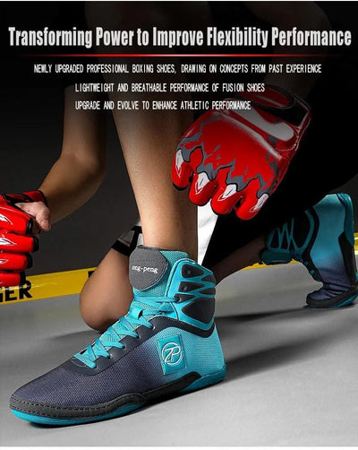 2024 New Wrestling Shoes for Men Non Slip Breathable Boxing Sneakers Wrestling Training Shoes Wear-Resisting Combat Sneakers