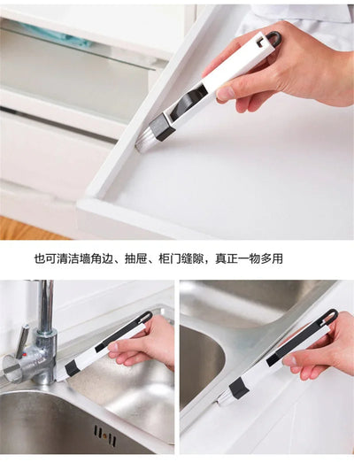 Kitchen Cleaning Tools, Home Gadgets, Multifunction Window Groove Cleaning Brush, Keyboard Cleaner, Kitchen Supply Item