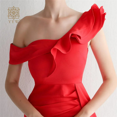 Long Wedding Godmother Dress Evening Woman Party Stain Dresses Burgundy Sexy Mermaid Maxi Ball Gown Luxury Dress Birthday Gown
