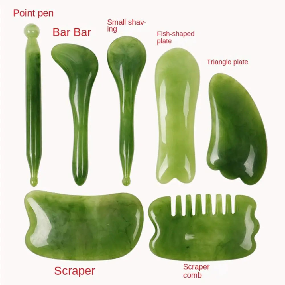 Neck Beauty Massage Comb Resin Skin Care Tool Facial Scraping Scraper Body Beautiful Tool Gua Sha Board Face Massager