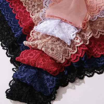 3 Pieces Women's Boxers Sexy Lace Seamless Female Underwear Perpective Panties for Women Boyshorts Fashion Boxer Briefs Lingerie