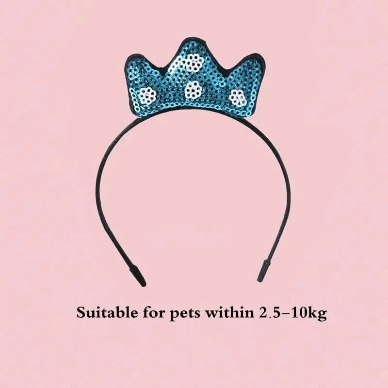 Cat Accessories Party Cat Headdress Wear Puppy Hairband Dog Dress Up Hat Pet Hair Accessories Bow Tie Dog Bowknot Pet Hair Hoop