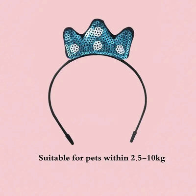 Cat Accessories Party Cat Headdress Wear Puppy Hairband Dog Dress Up Hat Pet Hair Accessories Bow Tie Dog Bowknot Pet Hair Hoop