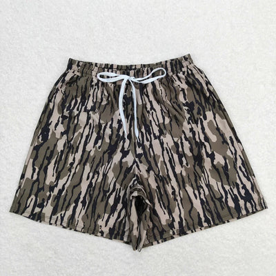 Wholesale Adult Women Swimwear Summer Sleeveless Shorts Swimsuit Set Camo Bathing Suit Clothing