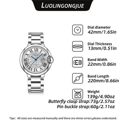 New Noble men's watches high-end minimalist watches luxurious watches celebrity style watches elite temperament men's watches