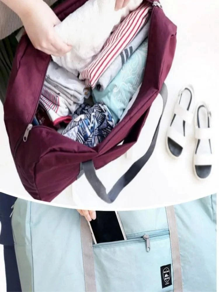 Foldable Travel Duffel Bag for Airlines Carry on Bag for Women