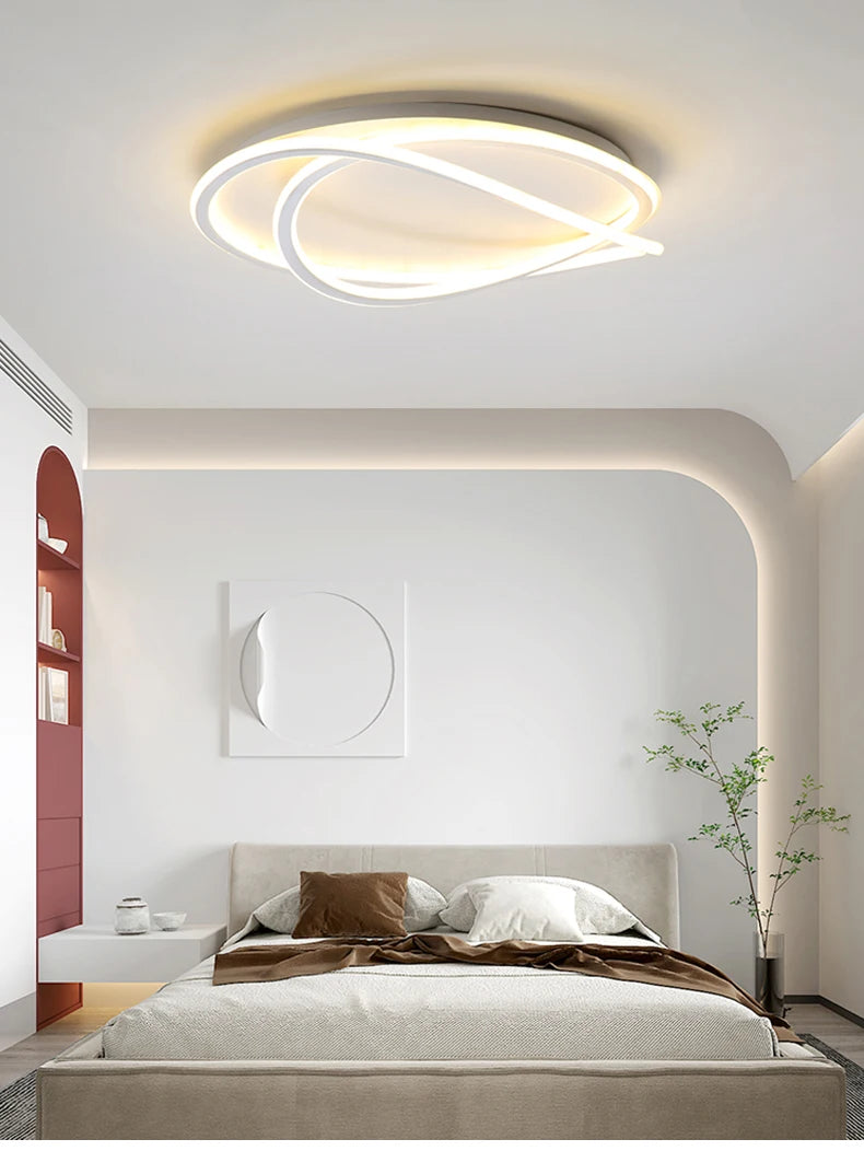 Modern LED Chandelier Lights  For Living Dining Room Bedroom Study Room Restaurant Balcony Home Decor indoor lighting fixture
