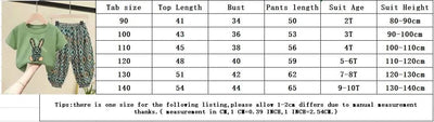 Summer Children Clothing Sets Boy Girl Mother Kids Clothes Suit Cotton Top T-shirt Short Sleeves Trousers 2pcs Baby Girl Clothes