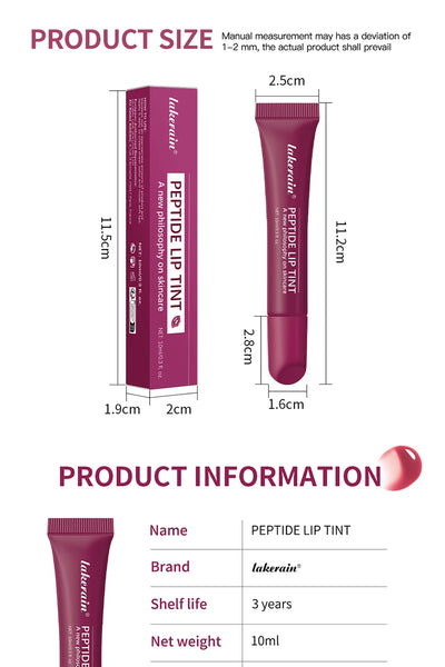 Plump Moisturizing Glossy Mirror Lip Gloss Nutritious Lip Oil Cosmetic Portable Lip Makeup Reduce Fine Lines On Lips For Women