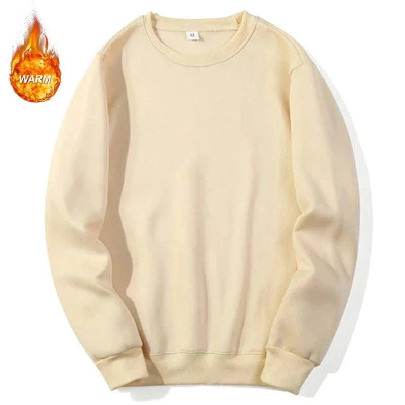 Basic Crewneck Sweatshirts for Men Women Comfy Pullover Tops Athletic