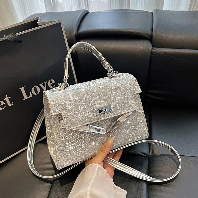 Popular Classic Leather Ladies Shoulder Bag Handbags For Women Designer Inspired Elegant Top Handle Purse Fashion Tote