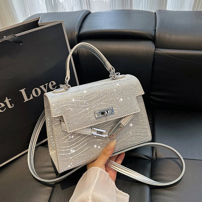 Popular Classic Leather Ladies Shoulder Bag Handbags For Women Designer Inspired Elegant Top Handle Purse Fashion Tote