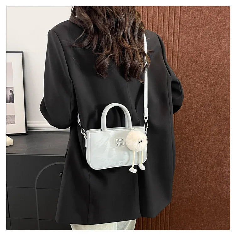 2025 New Women's Luxury Handbag Designer Small Square Purse Fashion Top Handle Crossbody Bag Elegant Shoulder Bag Trendy Clutch