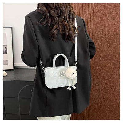2025 New Women's Luxury Handbag Designer Small Square Purse Fashion Top Handle Crossbody Bag Elegant Shoulder Bag Trendy Clutch