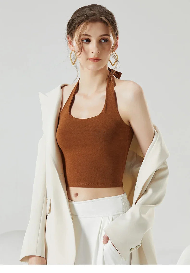 Underwear Women No Steel Gathering Anti-Sagging Camisole Vest Female Bustier Bustier Wrap Soft Breathable With Bra Pads 3Pcs