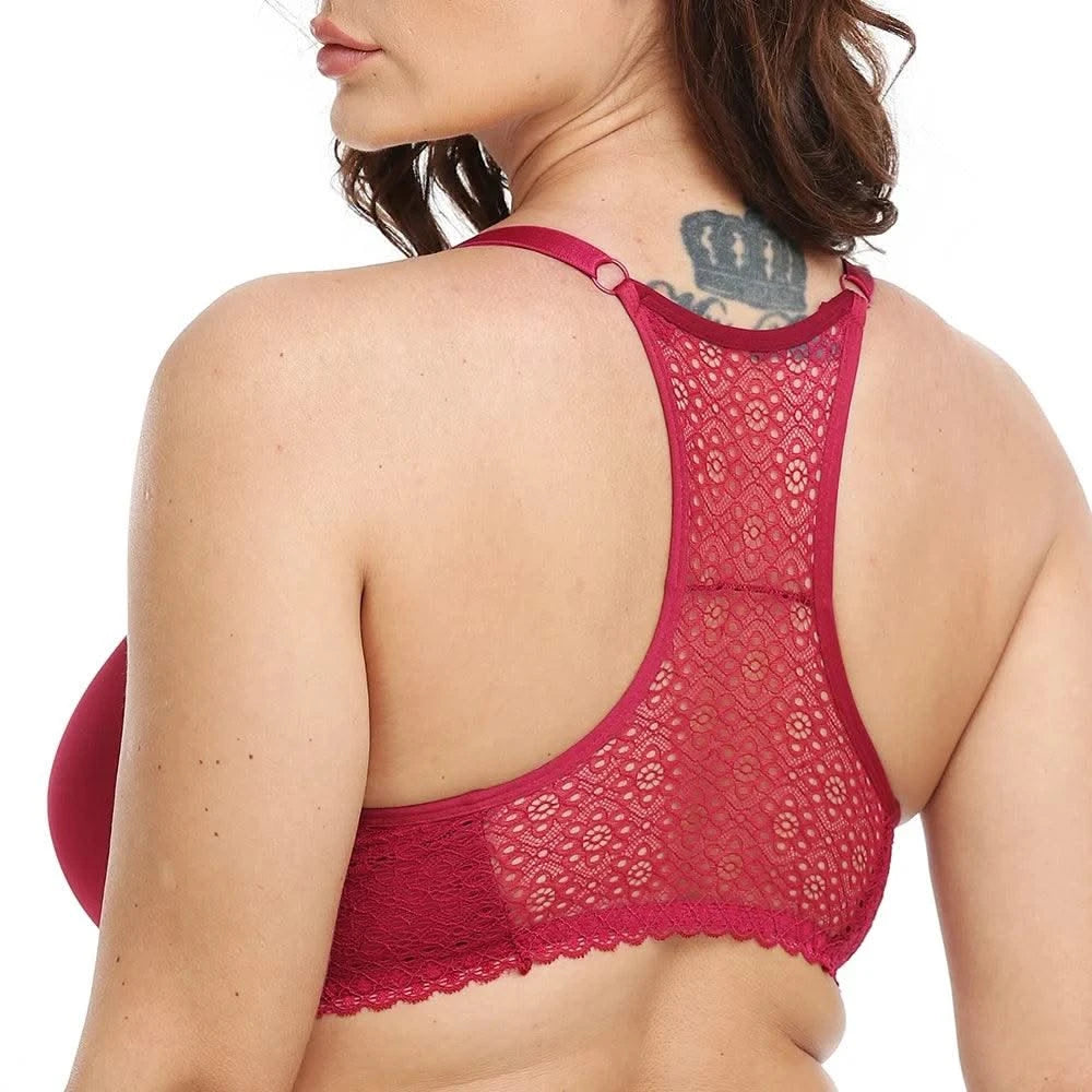 Front Closure Womens Lace Bra Brassiere Sexy Underwear BH Tops